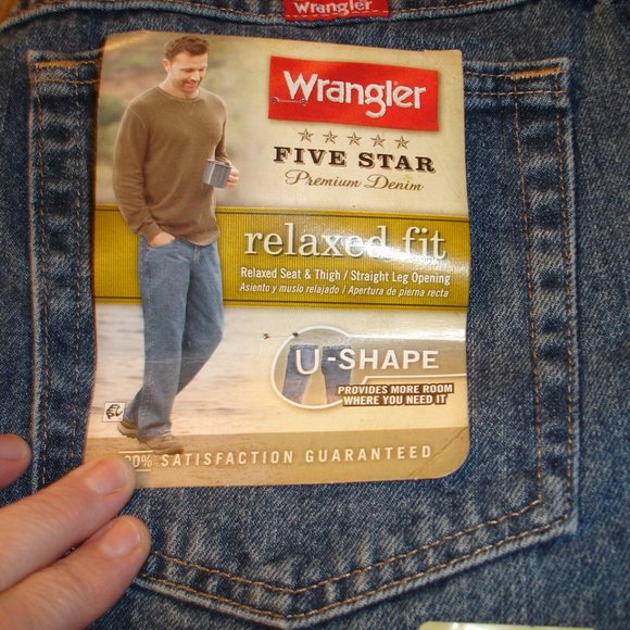wrangler u cut jeans